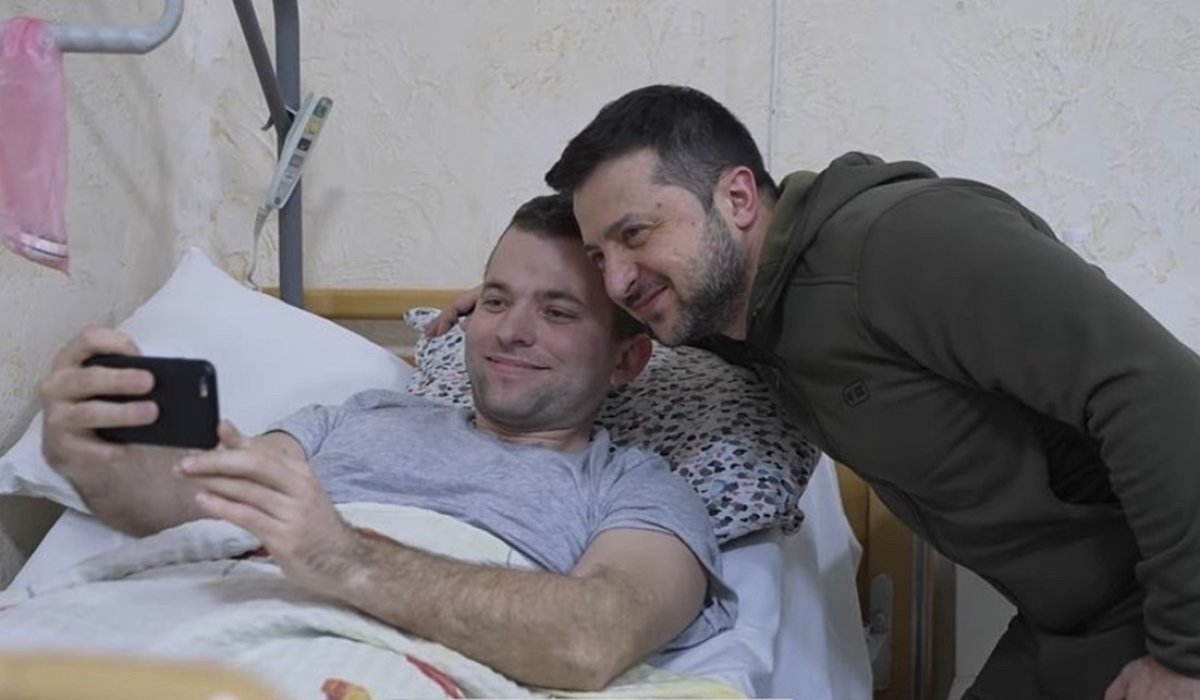 Visiting wounded soldiers from Zelensky #2
