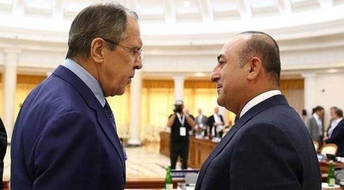 Mevlüt Çavuşoğlu, Rus mevkidaşı Lavrov ile görüştü #1