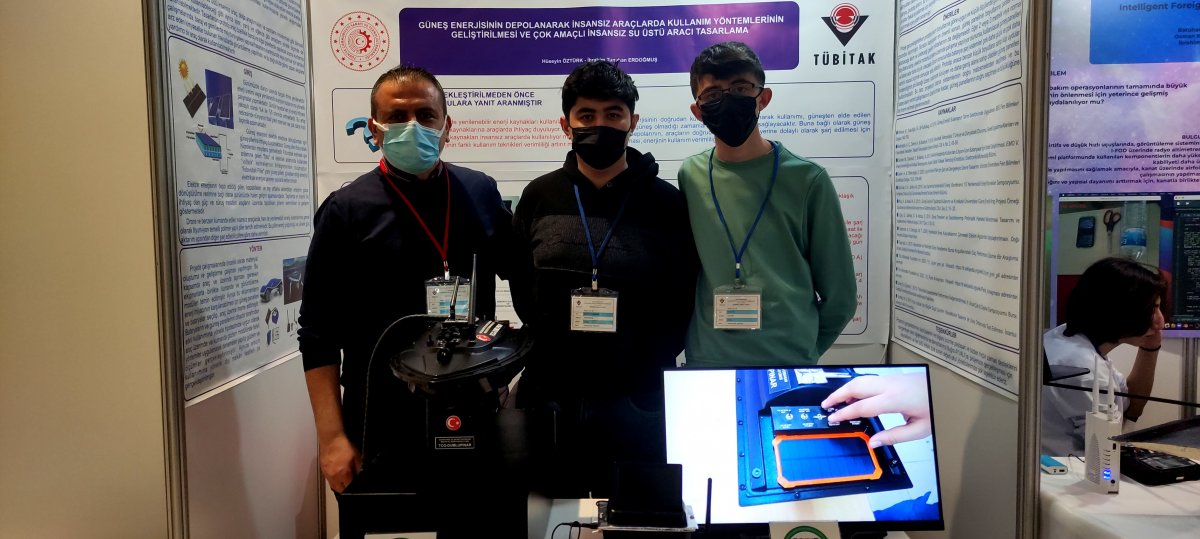 Bursa da liseli öğrenciler çok yönlü arama cihazı geliştirdi #1