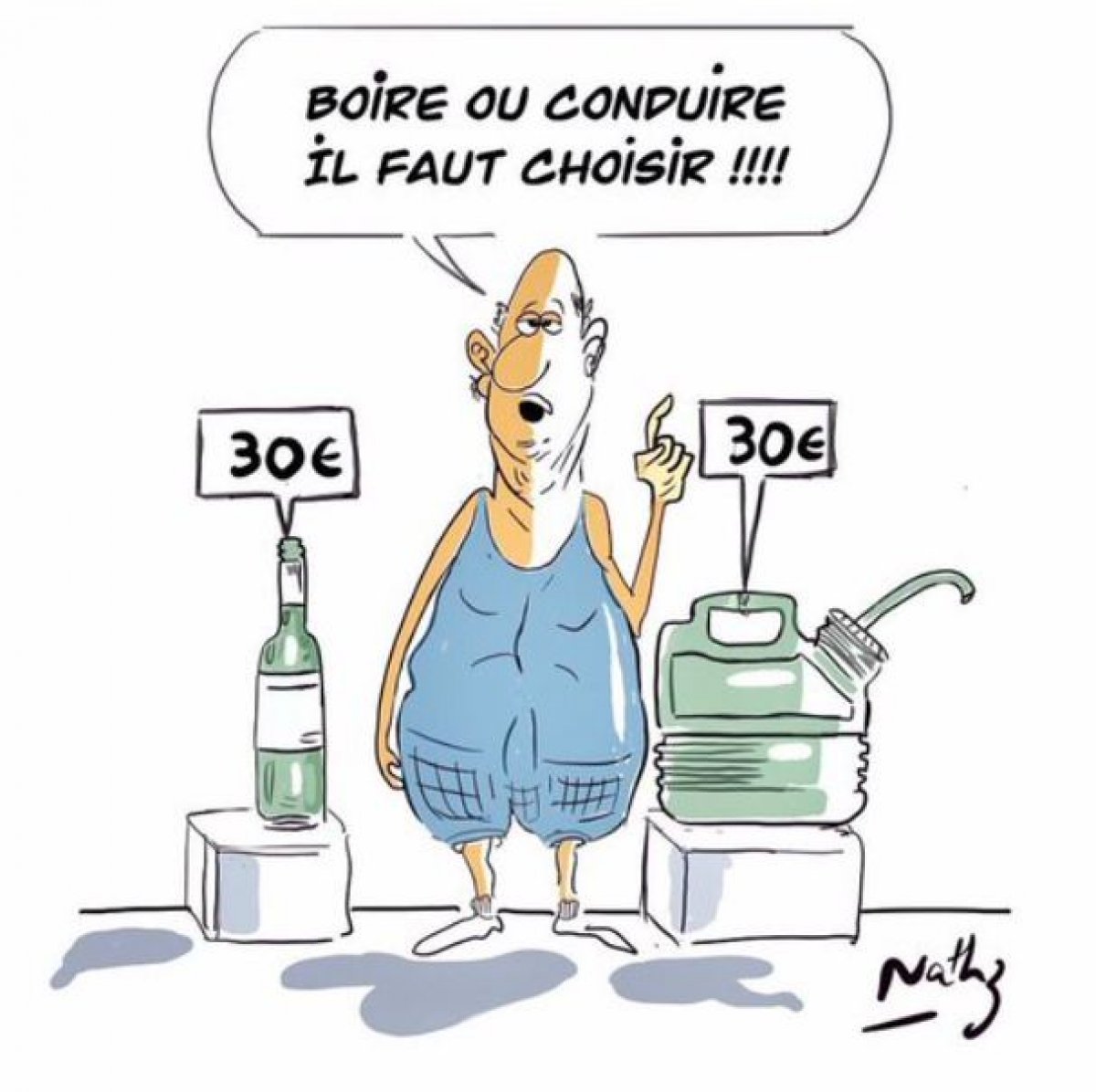 Fransa da akaryakıt fiyatına karikatürlü tepki #1