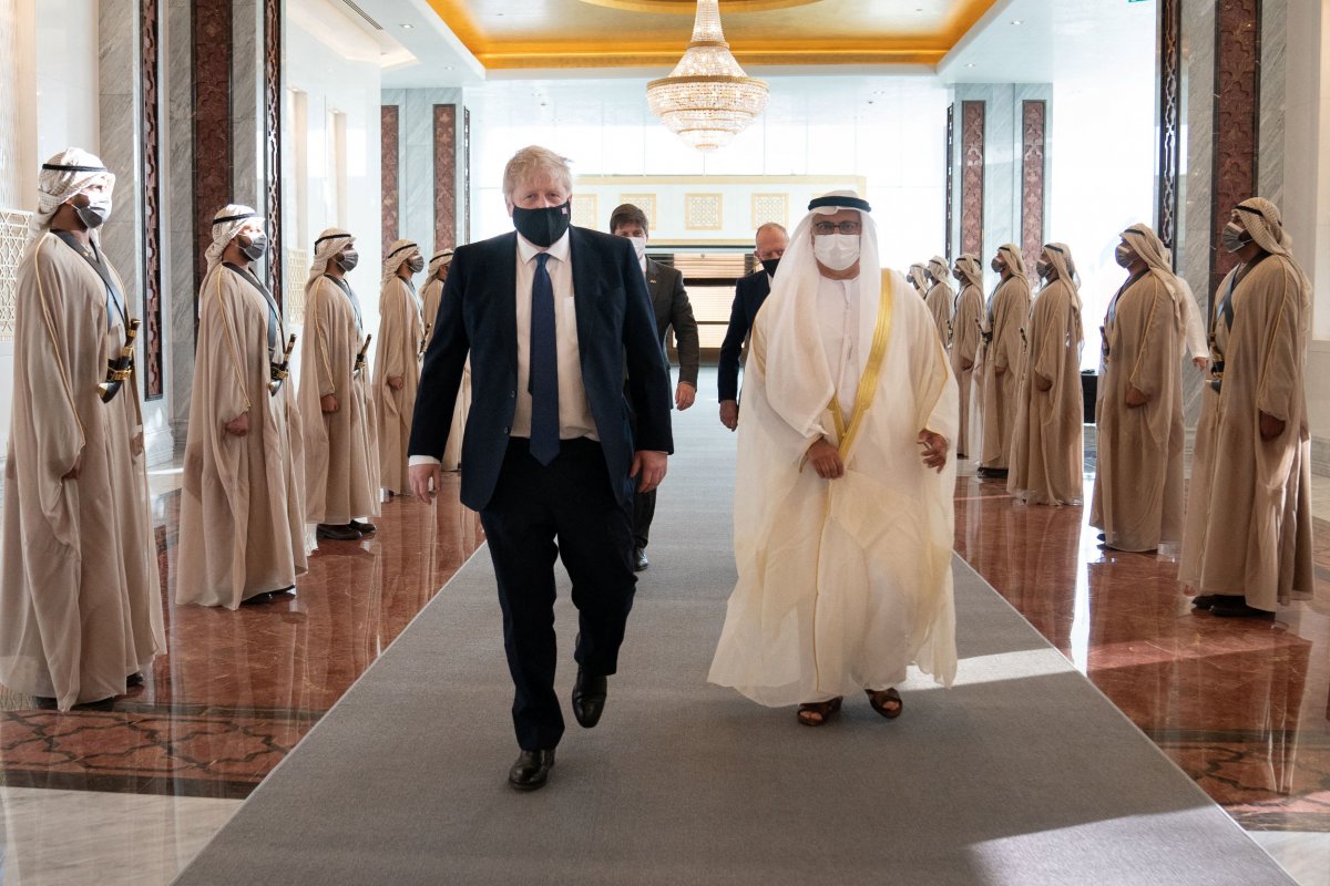 Boris Johnson, Abu Dabi Veliaht Prensi Bin Zayid ile görüştü #1