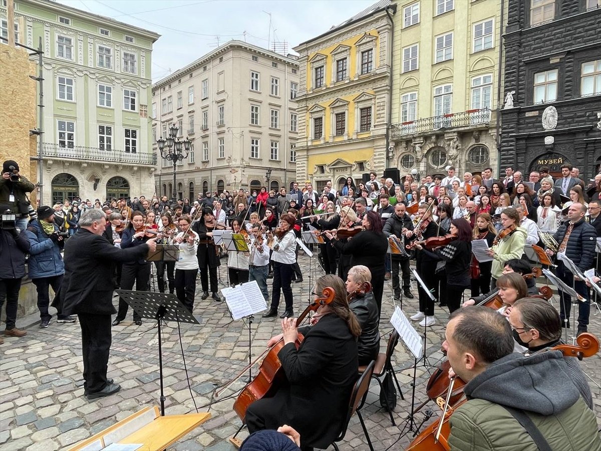 Lviv’de konserli Rusya protestosu #2
