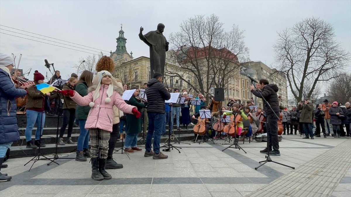 Lviv’de konserli Rusya protestosu #4