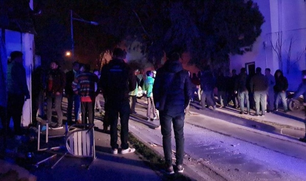 Bodrum da cadde ortasında 40 kişi birbirine girdi #2