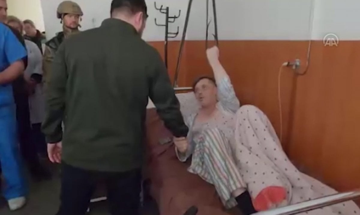 Visit from Zelensky to the injured in the attacks #2