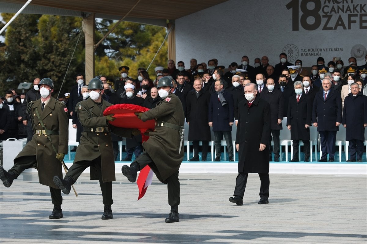 Cumhurbaşkanı Erdoğan, Çanakkale Şehitleri ni Anma Töreni ne katıldı #6