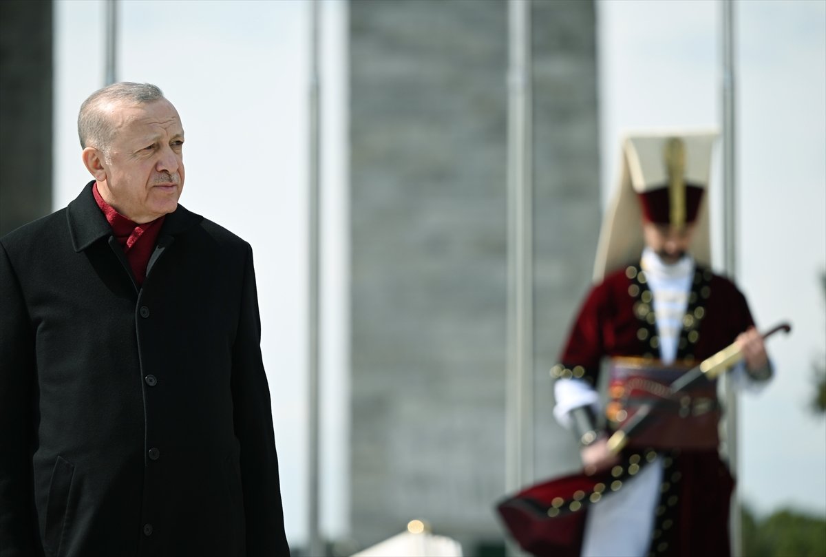Cumhurbaşkanı Erdoğan, Çanakkale Şehitleri ni Anma Töreni ne katıldı #7