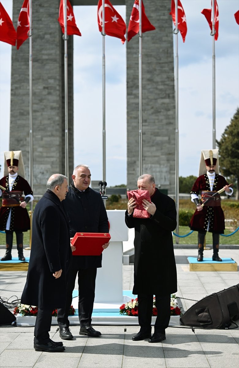 Cumhurbaşkanı Erdoğan, Çanakkale Şehitleri ni Anma Töreni ne katıldı #11