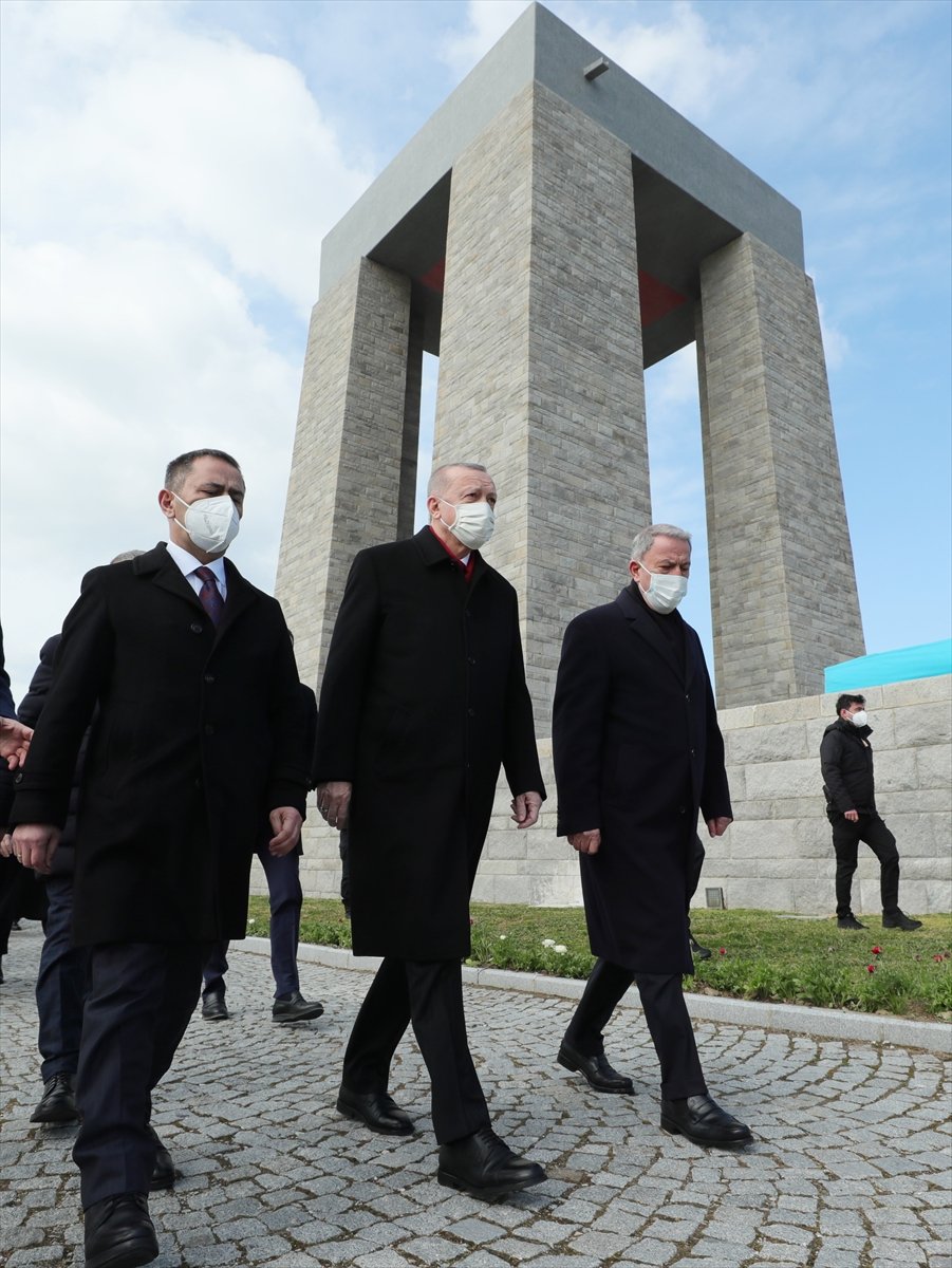 Cumhurbaşkanı Erdoğan, Çanakkale Şehitleri ni Anma Töreni ne katıldı #13