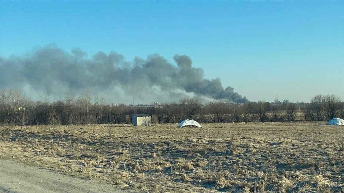 The airport in Lviv was attacked #3