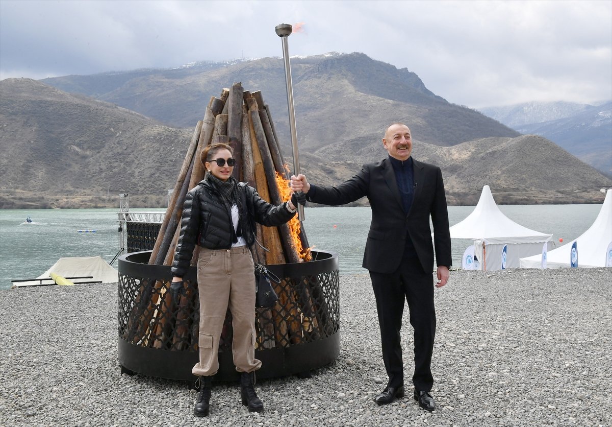 İlham Aliyev, Karabağ da Nevruz ateşini yaktı #1