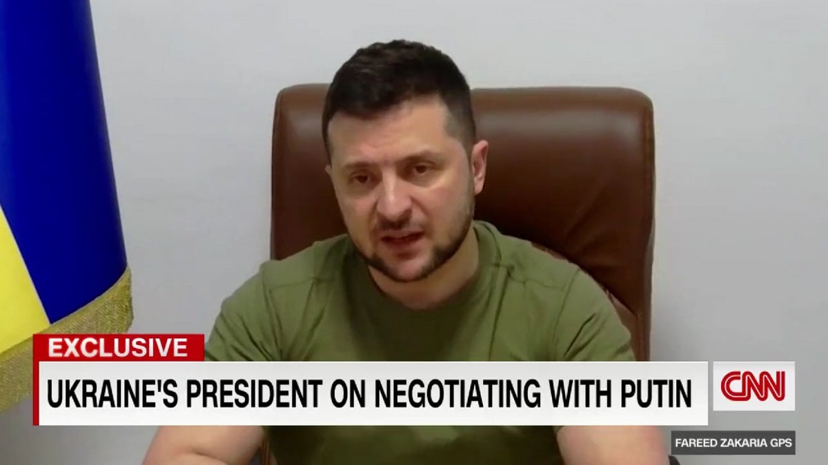 Negotiation message from Zelensky to Putin on CNN #2