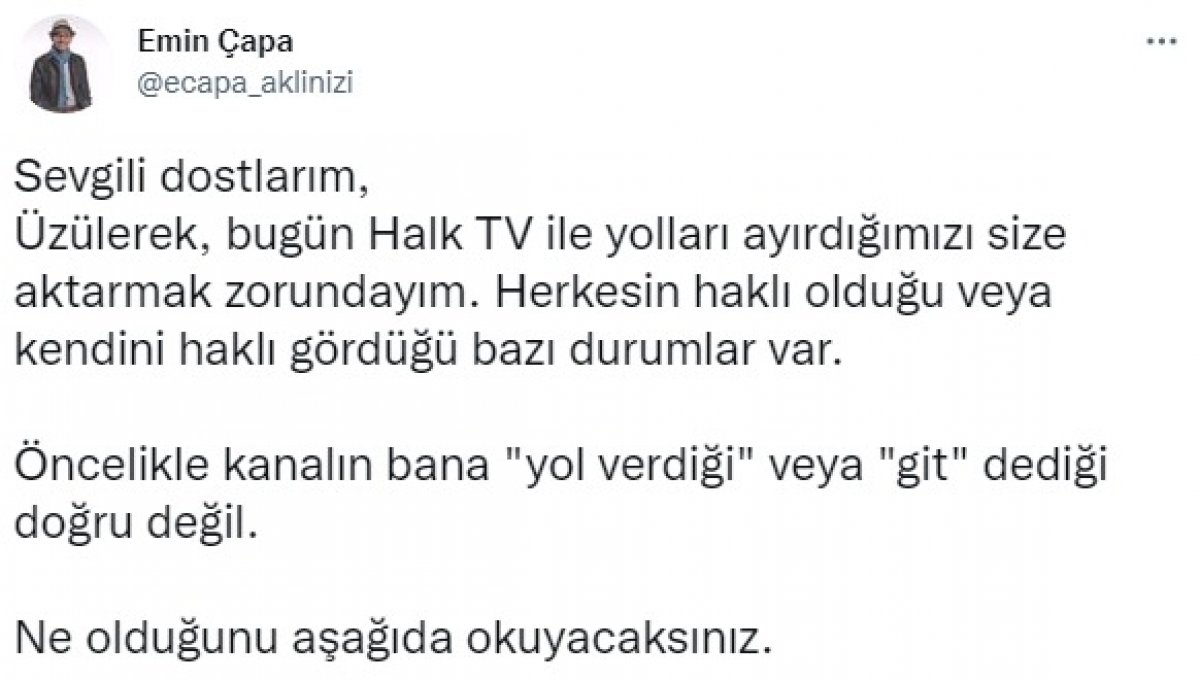 Halk TV, Özlem Gürses ve Emin Çapa ile yolları ayırdı #3