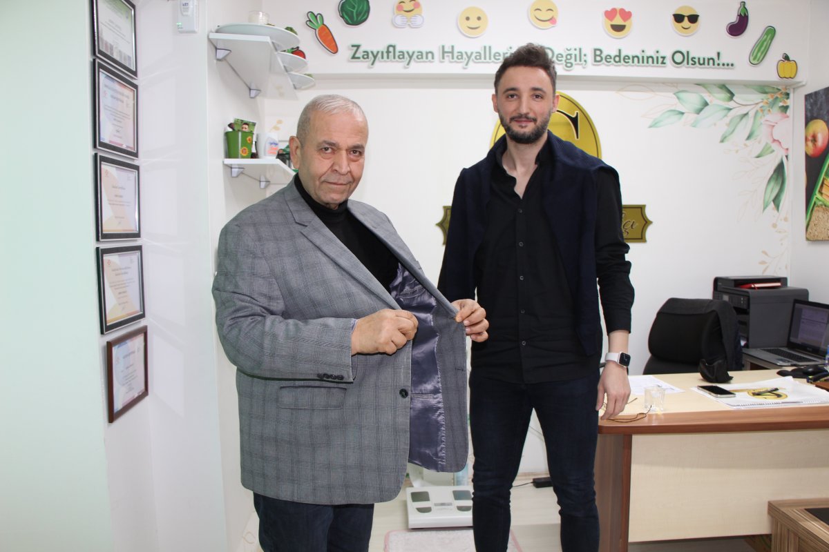 Amasya’da yaşlı adam verdiği kilolarla hayata yeniden tutundu #2