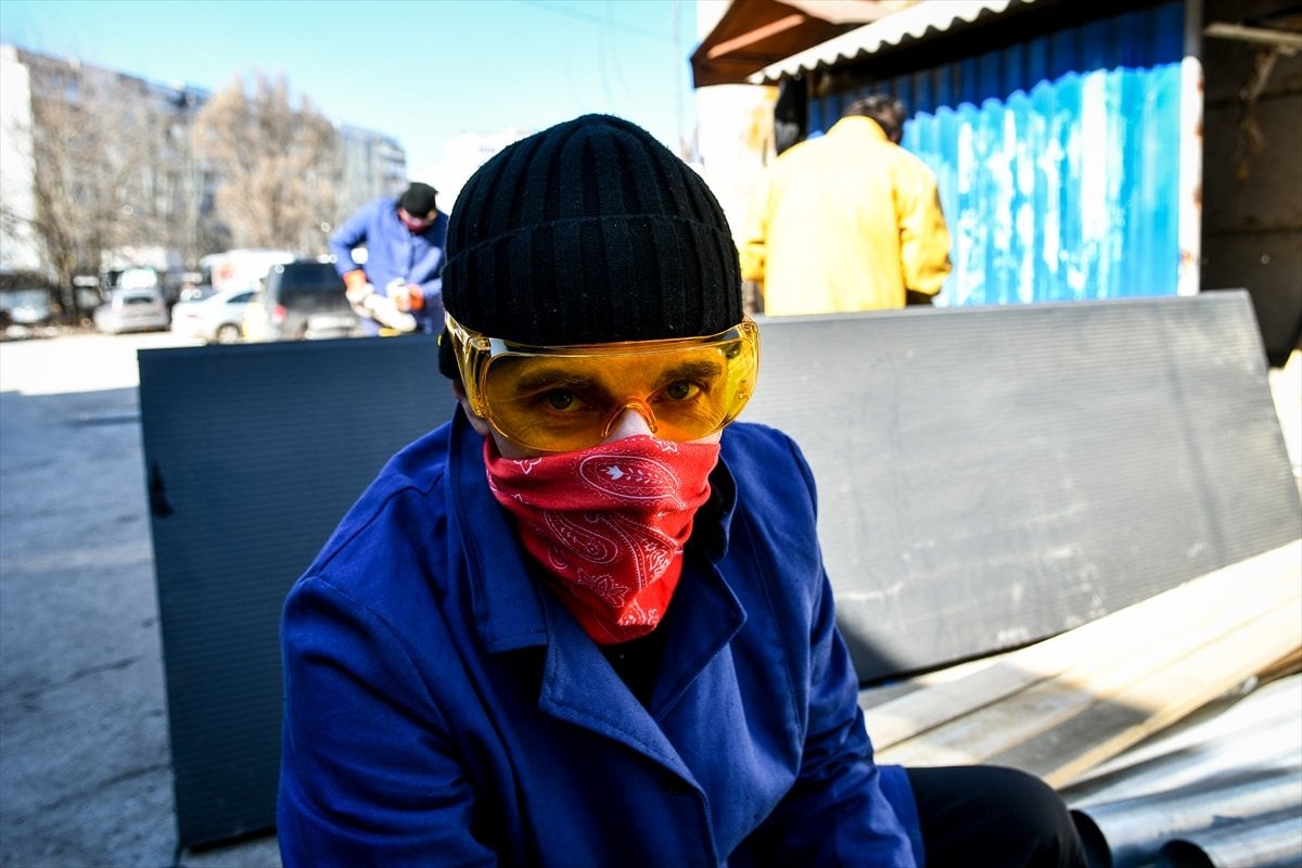 Steel vests are made from scrap vehicles in Ukraine #12