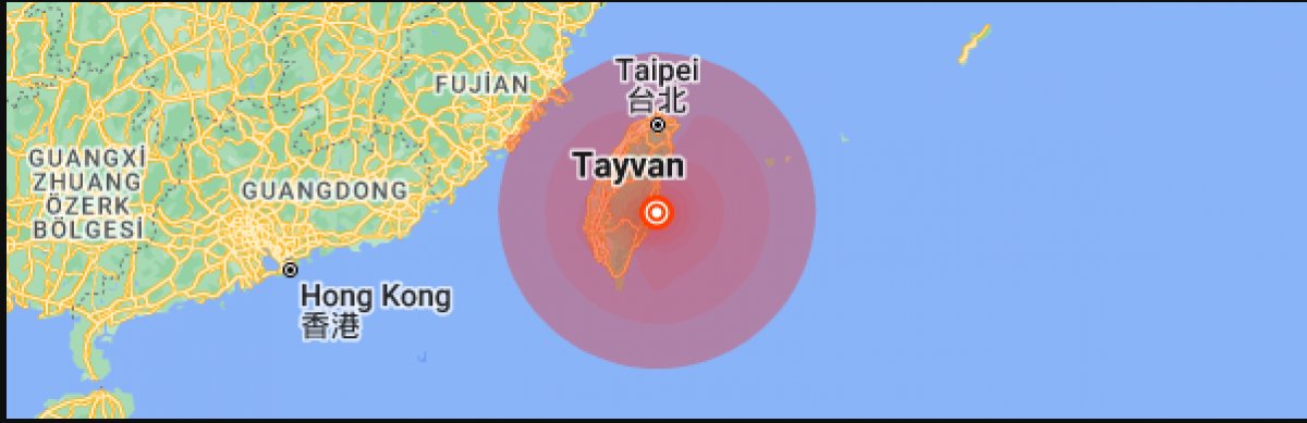 Tayvan da 6.6 büyüklüğünde deprem meydana geldi #1