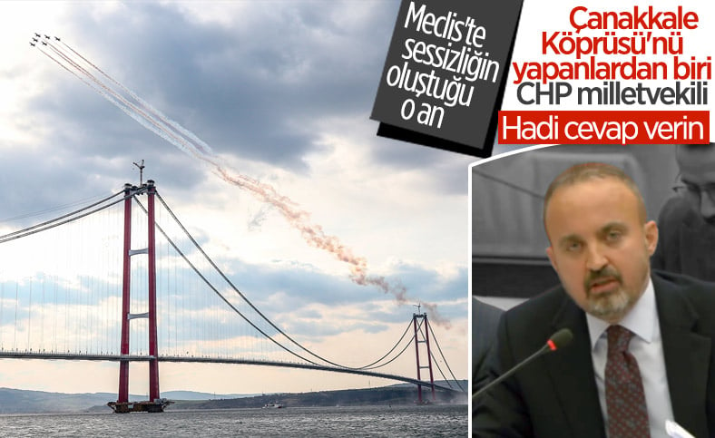 Bülent Turan: Çanakkale Köprüsü'nü yapanlardan biri CHP'li vekil