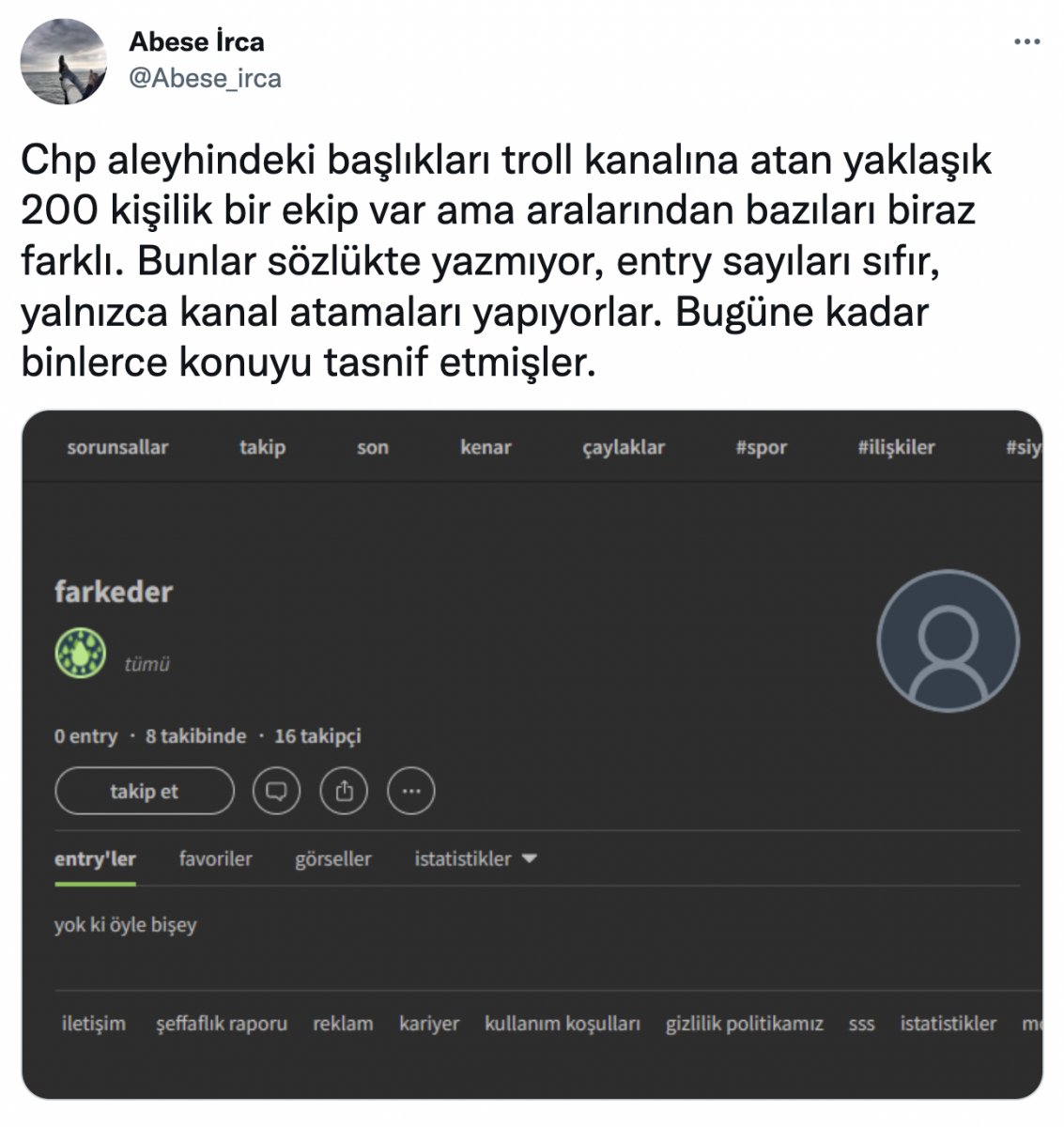 CHP nin Ekşi Sözlük teki troll ağı deşifre oldu #6