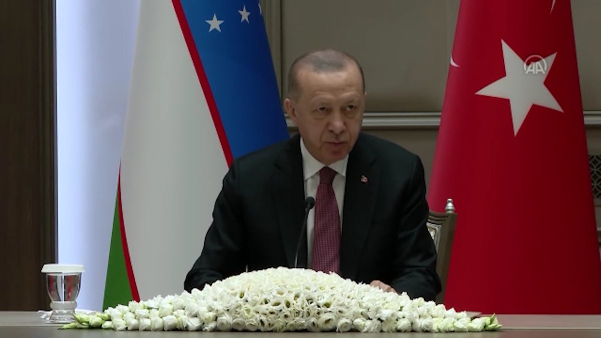 Cumhurbaşkanı Erdoğan: Özbekistan ile 10 anlaşma imzaladık #1