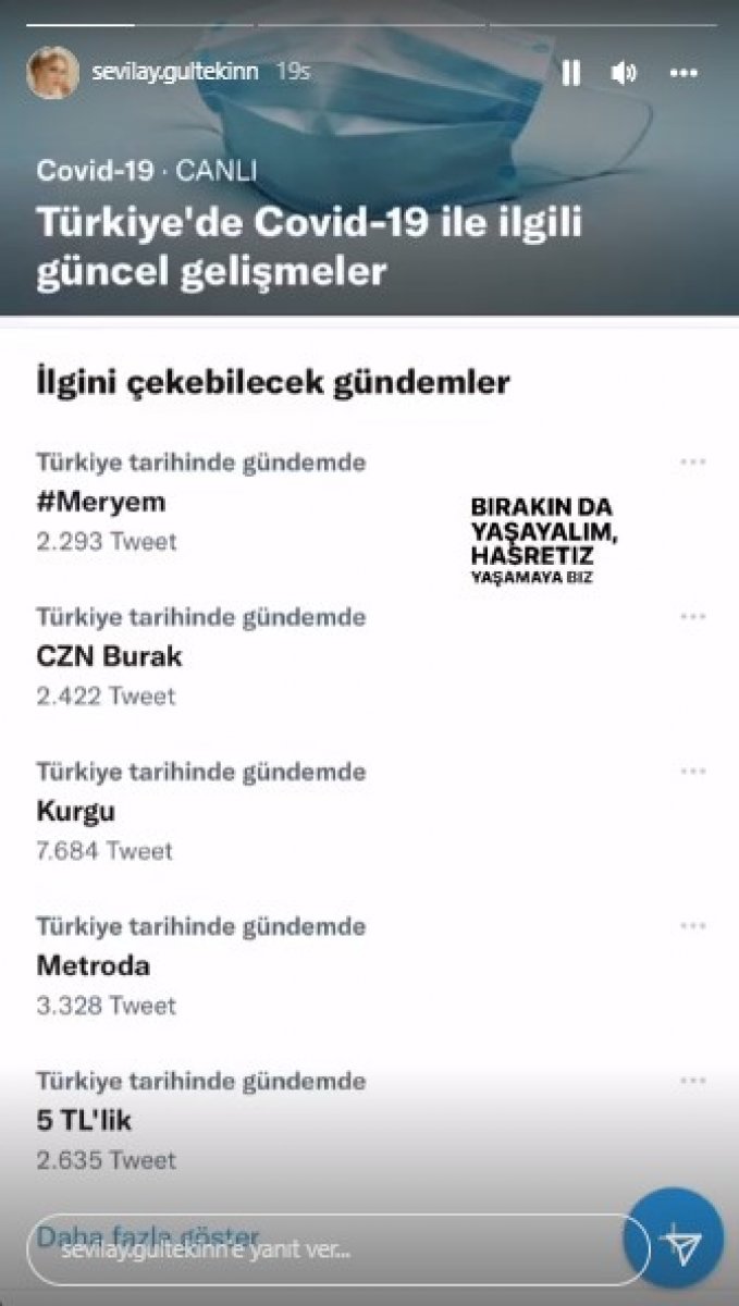 Gönül Dağı'nın Meryem'i gelen tehditlere isyan etti, Kurtlar Vadisi paylaşımı güldürdü! 'Bırakın da yaşayalım'