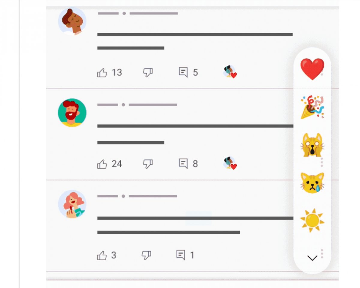 YouTube videolarına emoji ile tepki verme özelliği geliyor