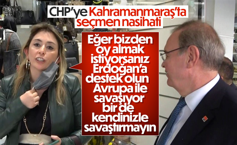 Kahramanmaraşlı vatandaştan CHP'li Faik Öztrak'a tepki