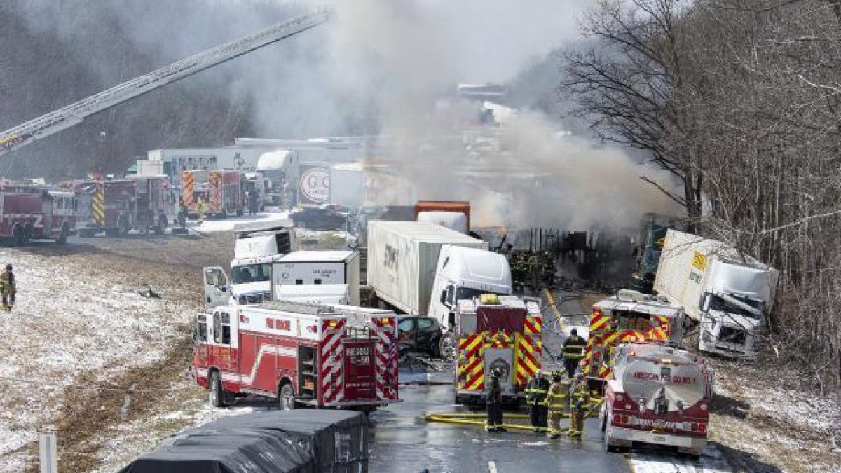 Accident involving 80 vehicles in the USA: 6 dead