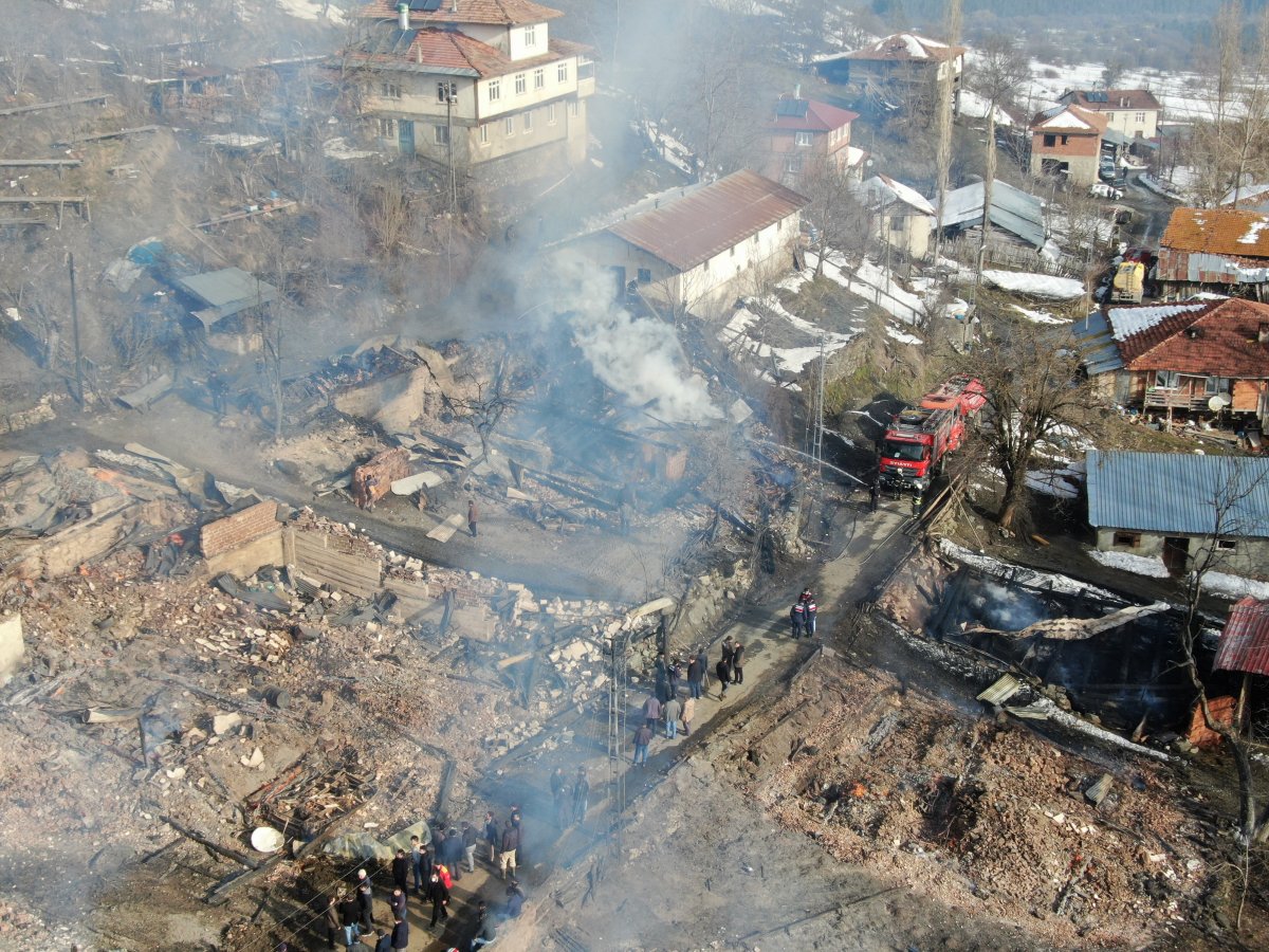 Kastamonu’da bir köy, alevlere teslim oldu #2