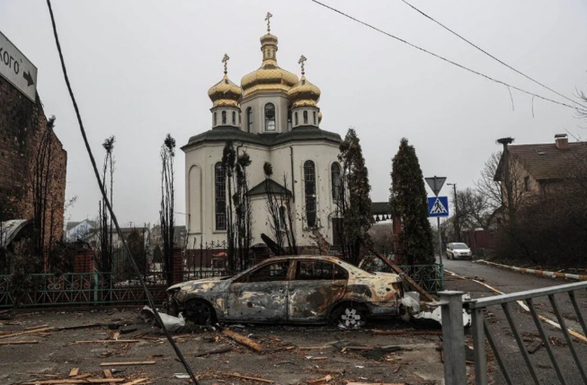 Traces of the war in İrpin, which the Ukrainian army took back #12