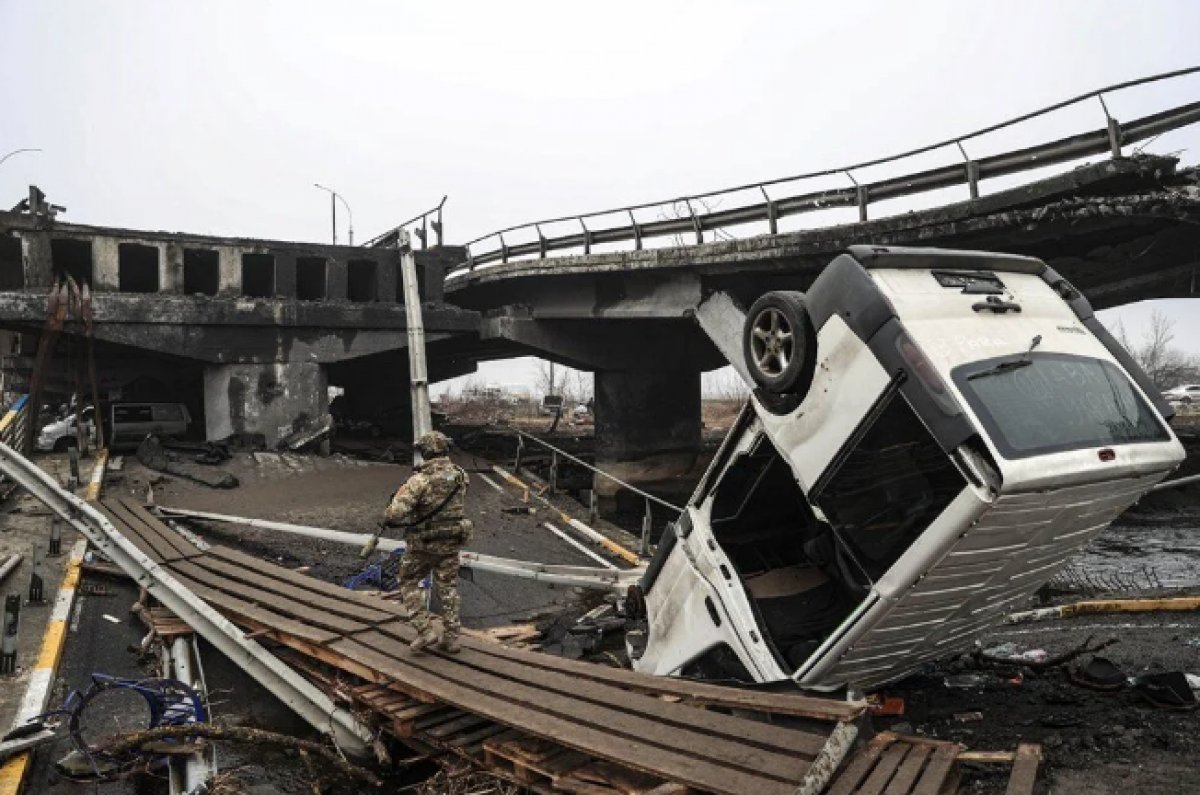 Traces of the war in İrpin, which the Ukrainian army took back #13