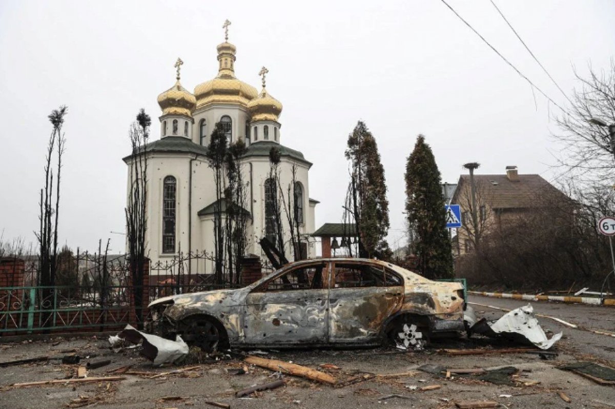 Traces of the war in İrpin, which the Ukrainian army took back #11