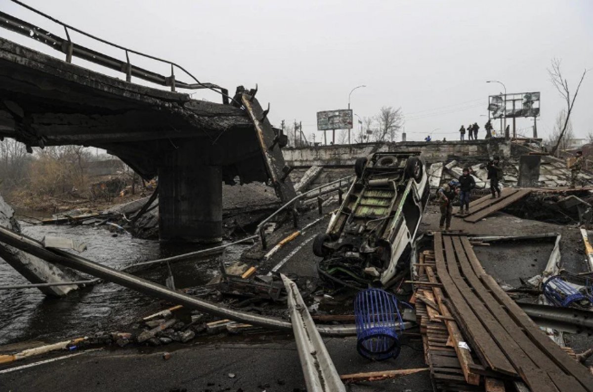 Traces of the war in İrpin, which the Ukrainian army took back #5