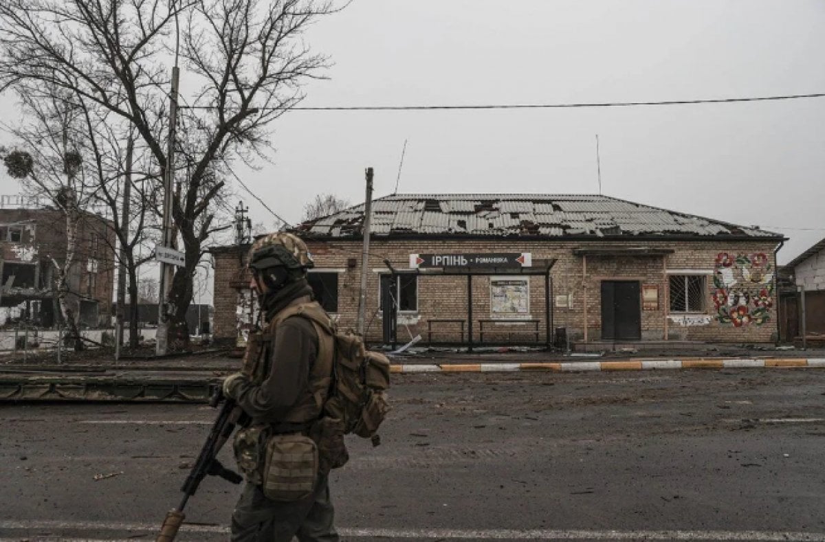 Traces of the war in İrpin, which the Ukrainian army took back #3