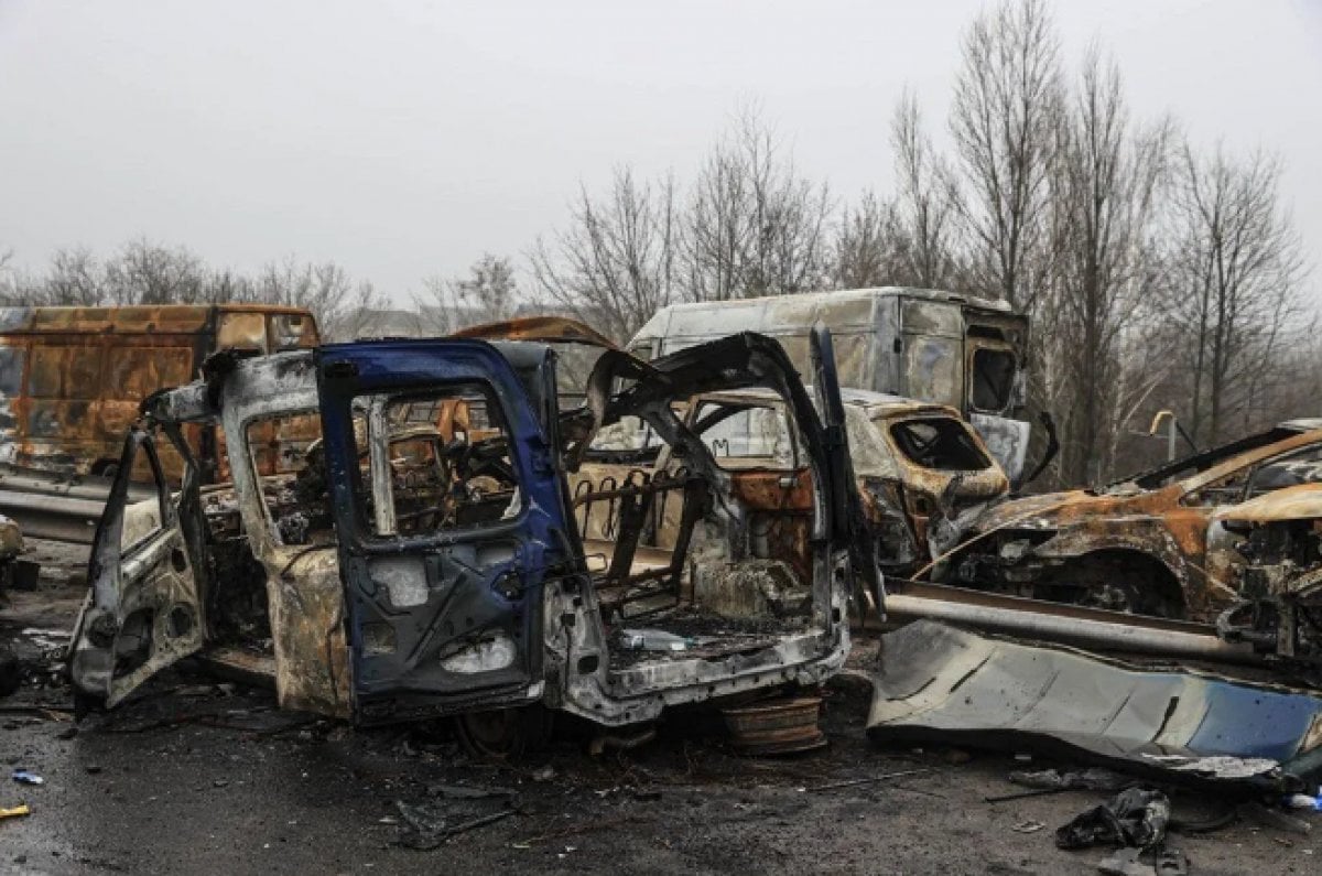 Traces of the war in İrpin, which the Ukrainian army took back #7