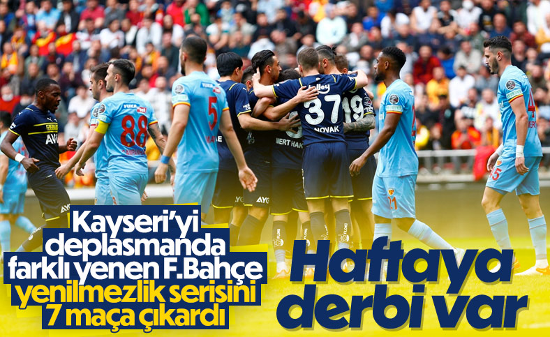 Fenerbahçe, Kayserispor'u rahat yendi