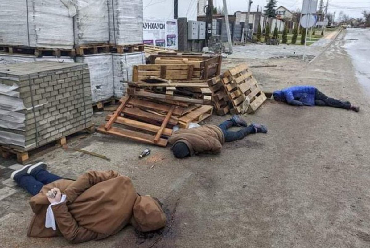 Ukraine: Civilians massacred with their hands tied #2