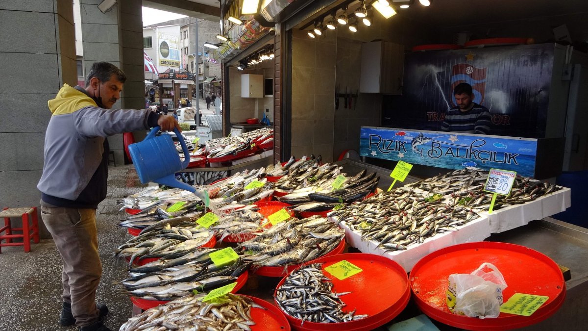 Trabzon da Ramazan da balığa ilgi azaldı #2