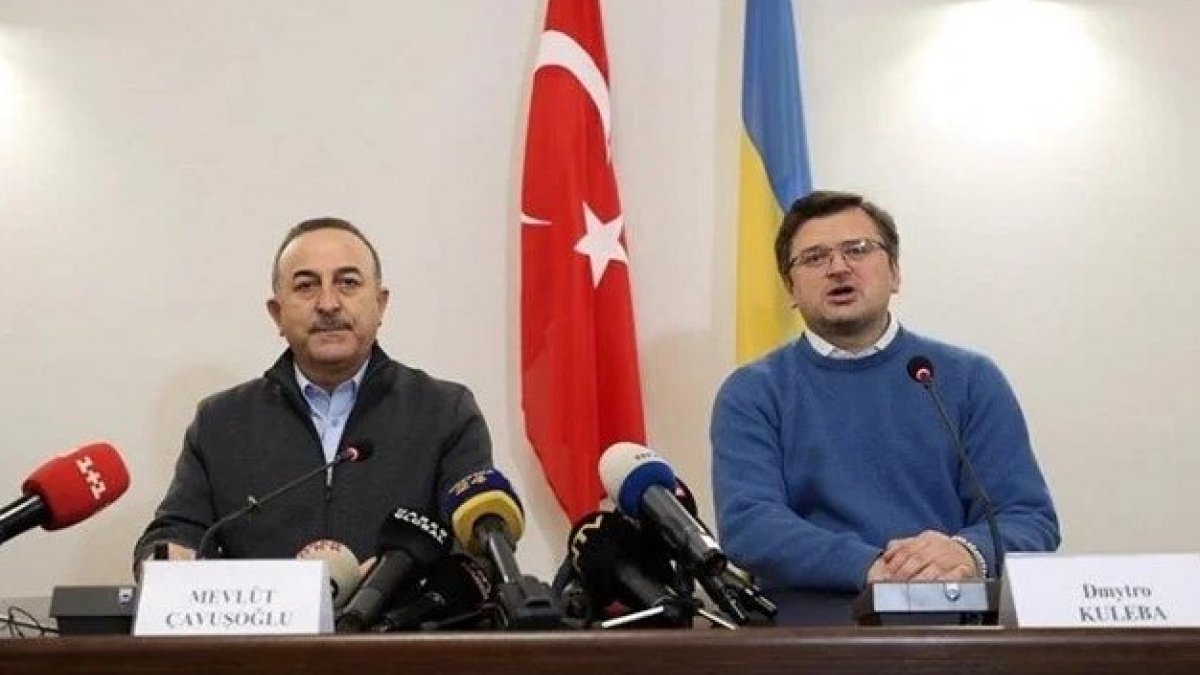 Mevlüt Çavuşoğlu met with his Ukrainian counterpart