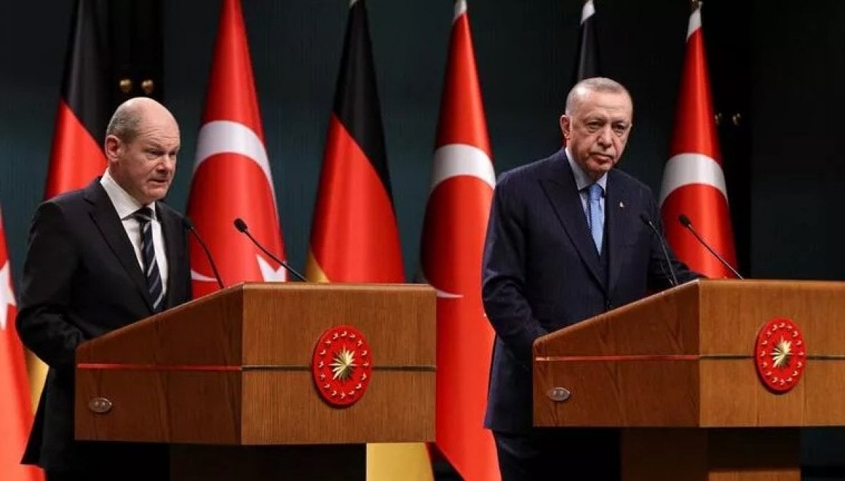 Cumhurbaşkanı Erdoğan, Almanya Başbakanı Olaf Scholz ile telefonda görüştü #1