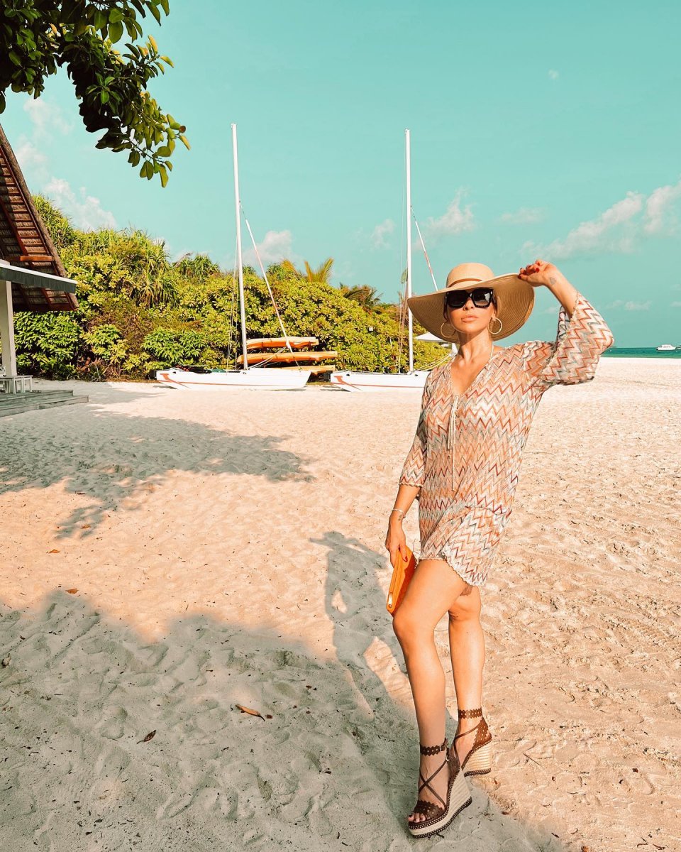 Hadise ile Mehmet Dinçerler in Maldivler tatilinden kareler #5