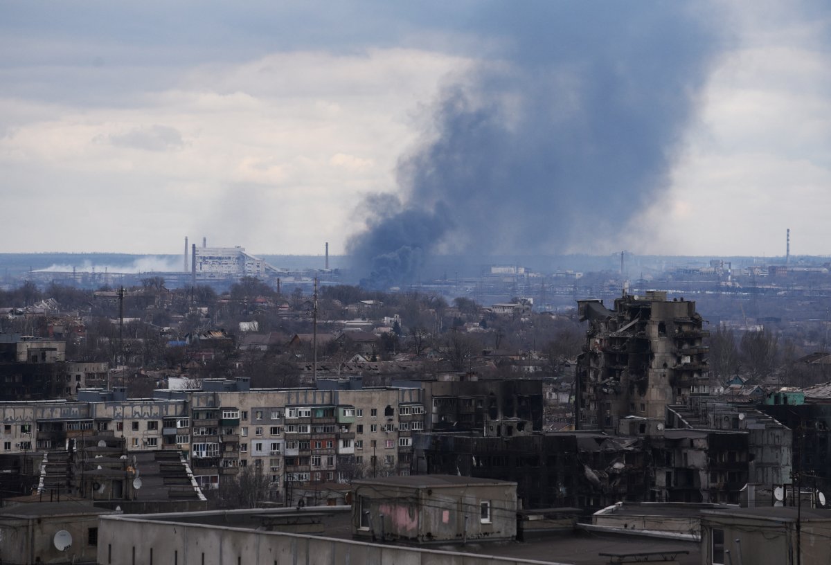 Aerial footage of the destruction in Mariupol, a Russian target #2