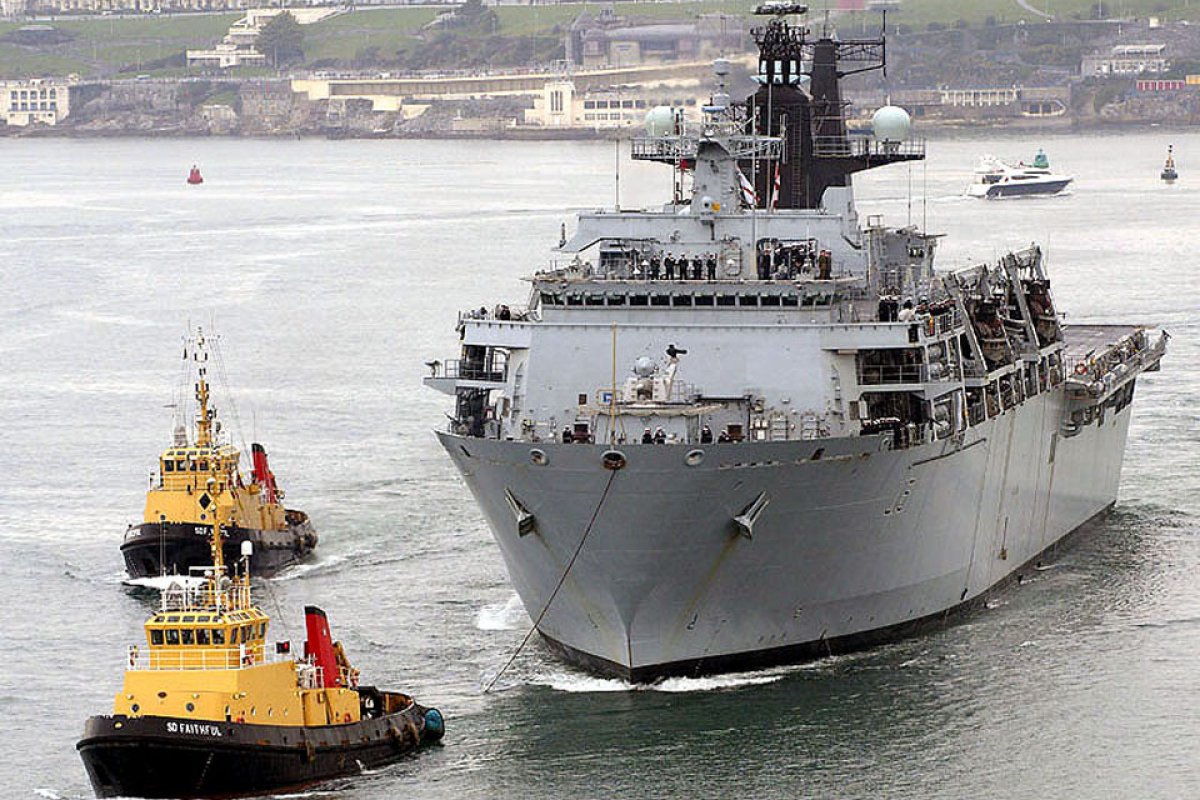 250,000 pounds of fuel stolen from British Royal Navy ship #2
