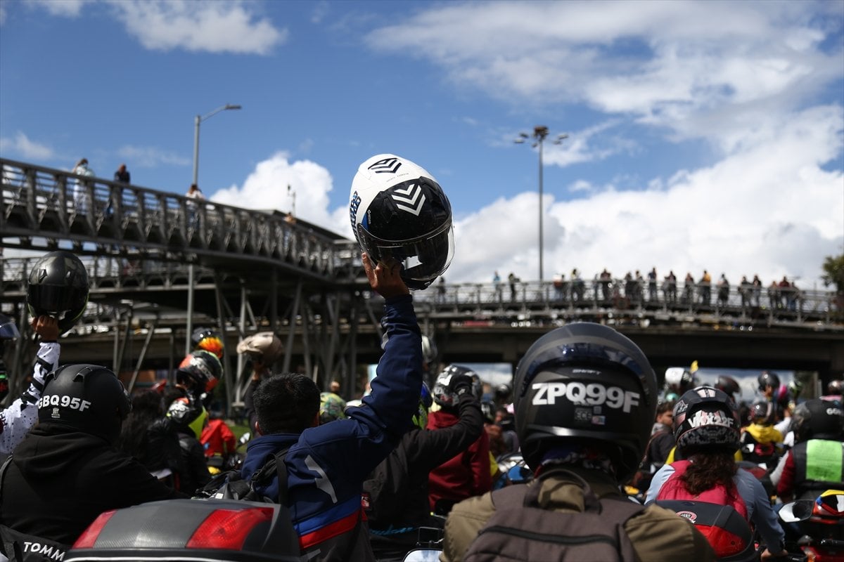 Motorcyclists protest against safety measures in Colombia #4