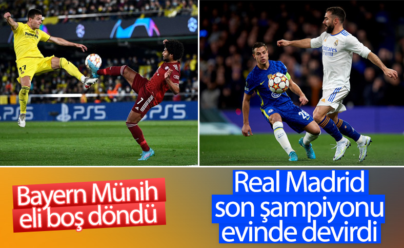Real Madrid UEFA Şampiyonlar Ligi çeyrek finalinde Chelsea'yi devirdi