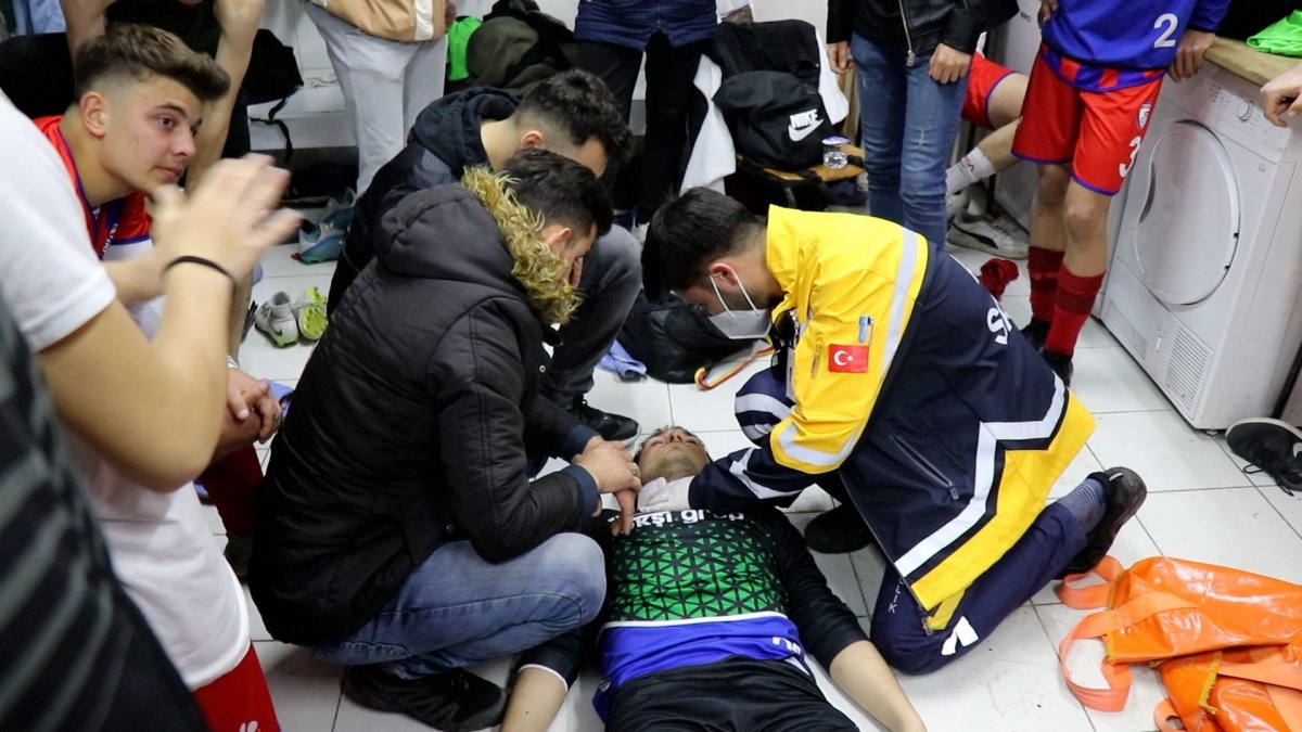Zonguldak ta amatör futbol lig maçında kavga: Çok sayıda oyuncu yaralandı #14