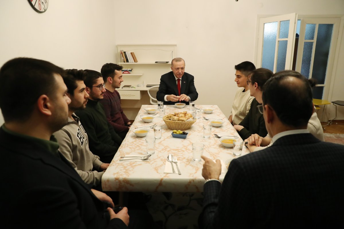 Cumhurbaşkanı Erdoğan, öğrencilerle iftar yaptı  #4