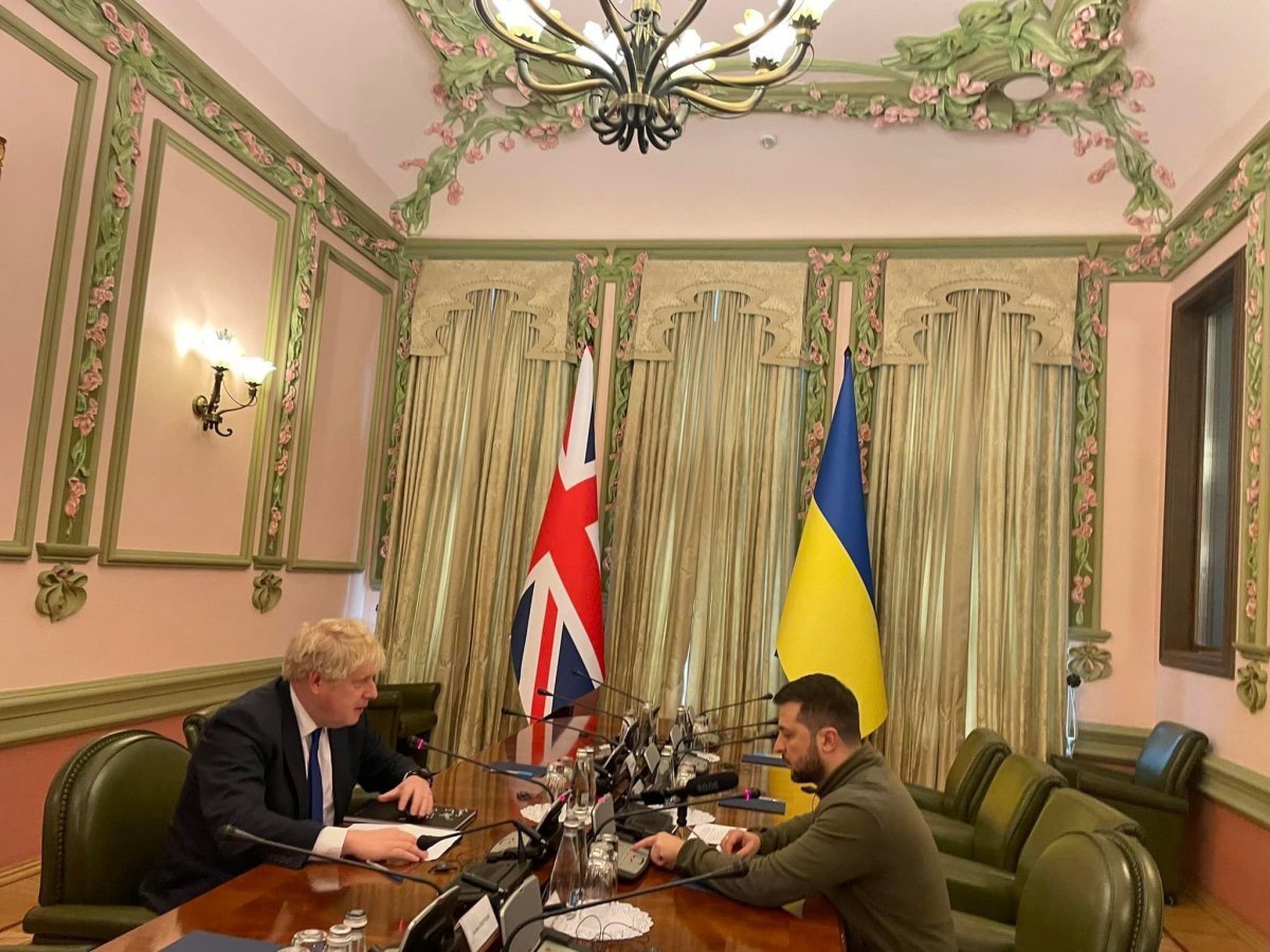 Boris Johnson meets with Vladimir Zelensky in Kyiv #2