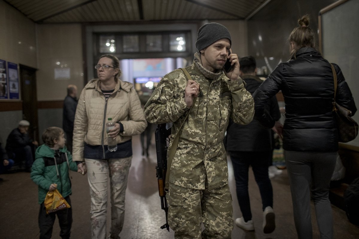 Lviv Station #5 on the 45th day of the war