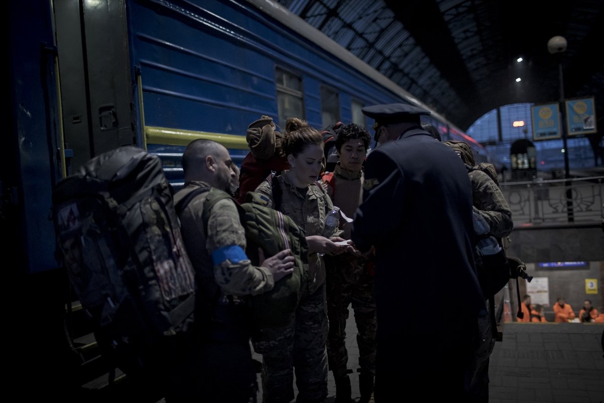 Lviv Station #6 on the 45th day of the war