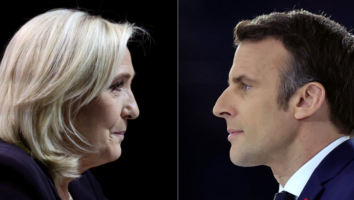 Fransa seçimlerinde Macron ve Le Pen ikinci tura kaldı #1